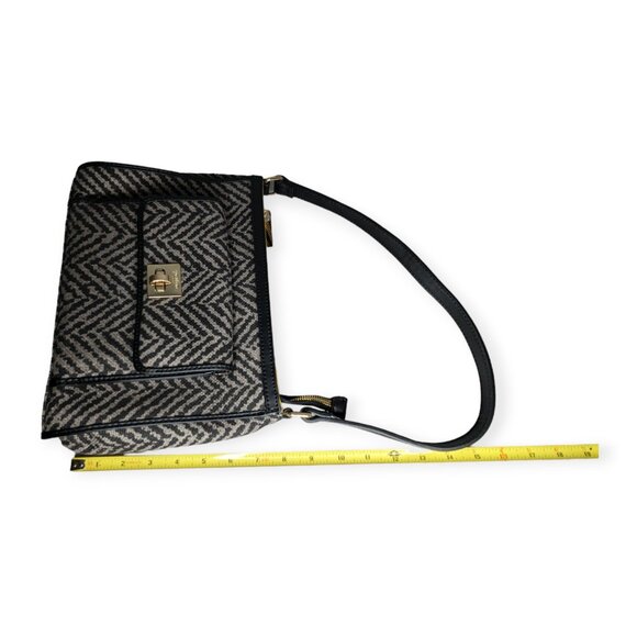 Spartina 449 Daufuskie Island Natural Linen Chevron Bag w/ Matching Wallet - Picture 7 of 15